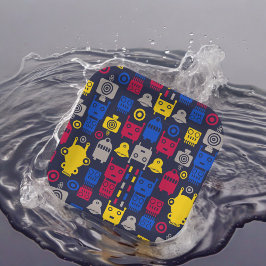 Plato De Papel Patrón Personalizado de robots