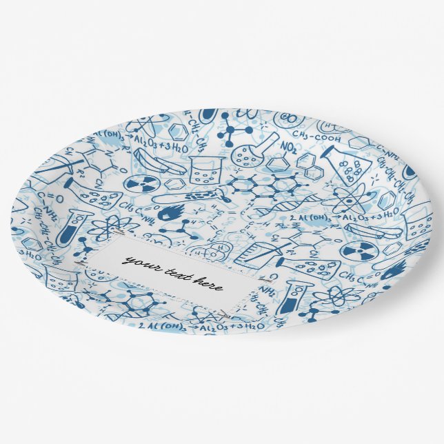 Plato De Papel Patrón químico escolar (Angular)