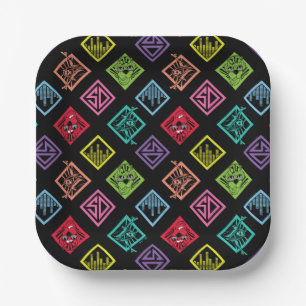 Plato De Papel Patrón Scooby-Doo de DJ