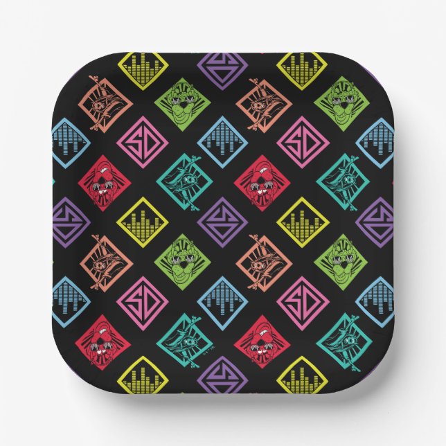 Plato De Papel Patrón Scooby-Doo de DJ (Anverso)