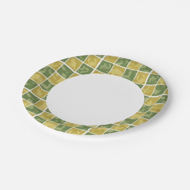 Plato De Papel patrón zoológico (Angular)