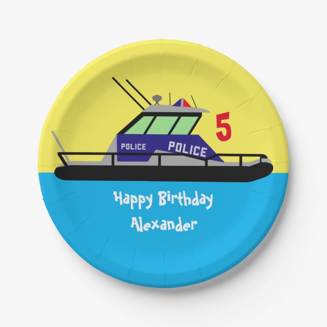 Plato De Papel Patrulla (Anverso)