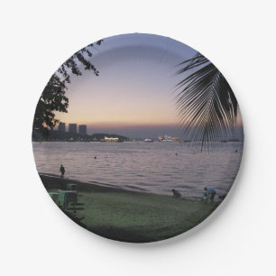 Plato De Papel Pattaya Beach Sunset... Chonburi (Tailandia)