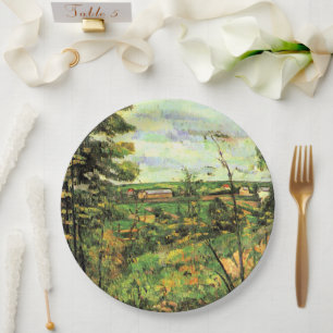 Plato De Papel Paul Cezanne, El Valle del Oise,