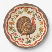 Pavo de Acción de Gracias acuarela