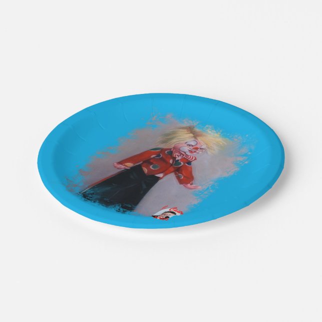 Plato De Papel Payaso/Pallaso/Clown (Angular)