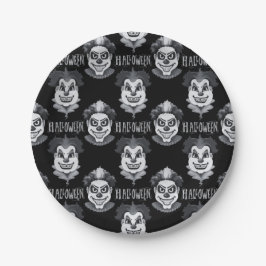 Plato De Papel Payasos espeluznantes asustan la fiesta de Hallowe