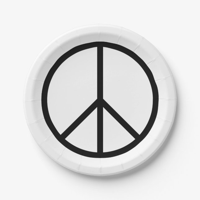 Plato De Papel Paz (CND) (Anverso)