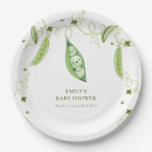 Pea Dulce Jardín Moderna En Pod Baby Shower