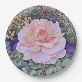 Plato De Papel Peace Rose