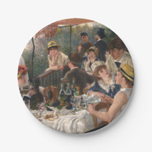 Plato De Papel PEDRO RENOIR - Alumerzo del fiesta 1881 del