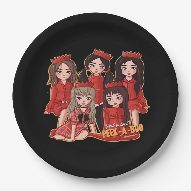 Plato De Papel Peekaboo Cosy Autumn (Anverso)