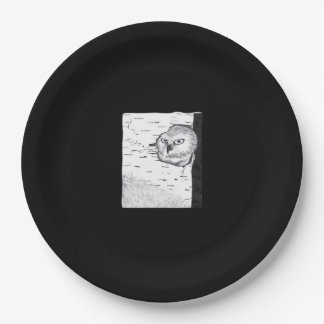Plato De Papel Peekaboo Cute Basic