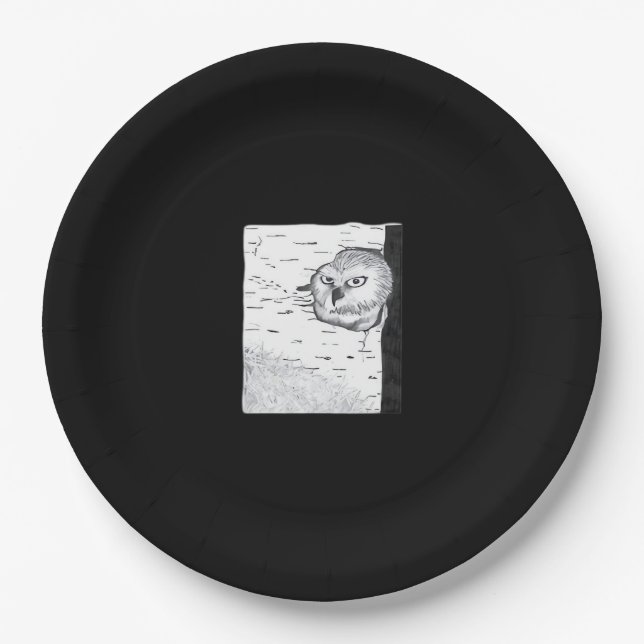 Plato De Papel Peekaboo Cute Basic (Anverso)