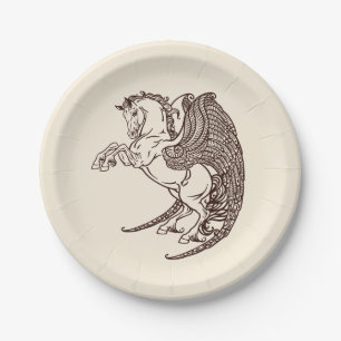 Plato De Papel pegaso