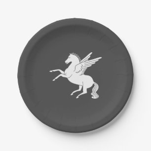 Plato De Papel Pegasus