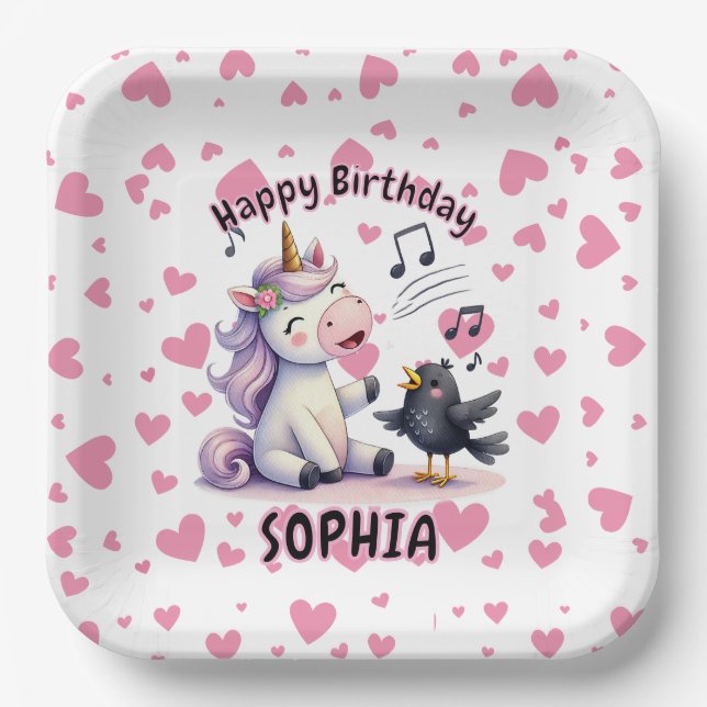 Plato De Papel Pegatina (Anverso)