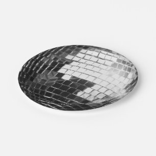 Plato De Papel Pegatinas de Round Disco Ball