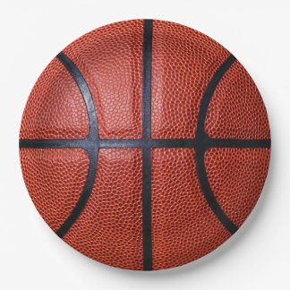 Plato De Papel Pelota de baloncesto