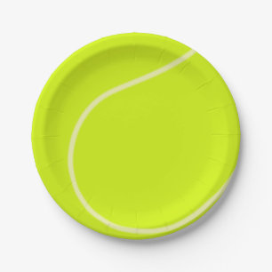 Plato De Papel Pelota de tenis