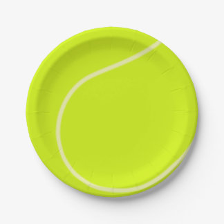Plato De Papel Pelota de tenis