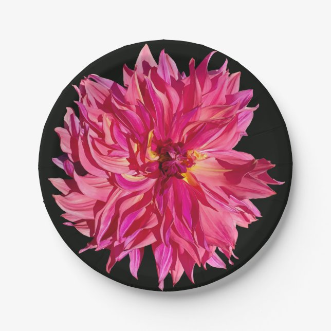 Plato De Papel Penhill Dark Monarch placas de papel dahlia (Anverso)