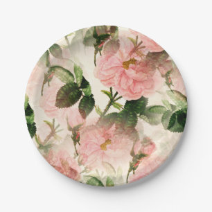 Plato De Papel Peony
