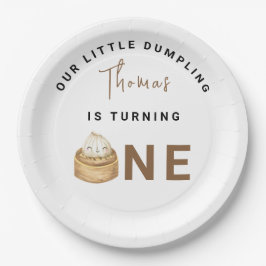 Plato De Papel Pequeña fiesta china de cumpleaños