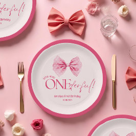 Plato De Papel Pequeña Miss Maravillosa Primera Jornada