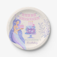 Pequeña sirena mágica bajo el mar Cumpleaños