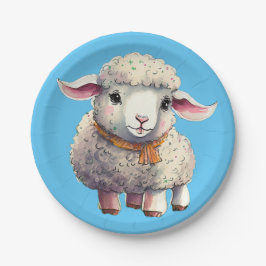Plato De Papel Pequeñas placas de cordero para niños, placas de p