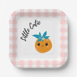 Plato De Papel Pequeñas placas de Fiesta cortas