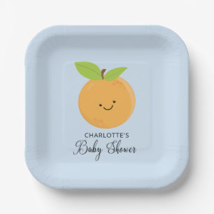 Plato De Papel Pequeñas placas de papel de Baby Shower