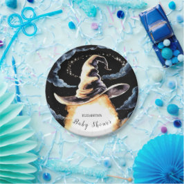 Plato De Papel Pequeño asistente Gorra Baby Shower