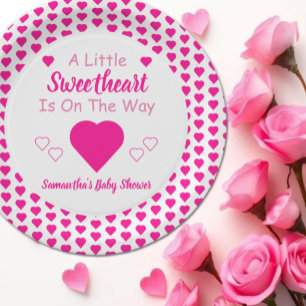 Plato De Papel Pequeño Baby Shower
