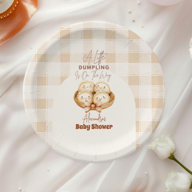 Plato De Papel Pequeño Baby Shower de Dumping (Subido por el creador)
