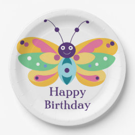 Plato De Papel Pequeño bicho