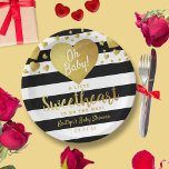 Plato De Papel Pequeño El día de San Valentín Baby Shower<br><div class="desc">Celebre con estilo con estas divertidas y modernas placas de papel para la ducha. El diseño es fácil de personalizar con tu propia redacción y tu familia y amigos estarán encantados cuando vean estas fabulosas placas de papel. Se pueden encontrar elementos fiestas coincidentes en la colección.</div>