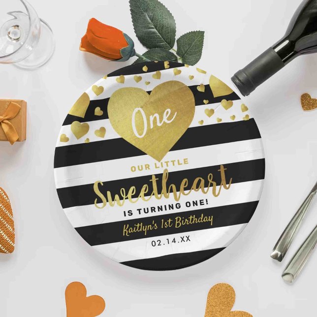 Plato De Papel Pequeño El día de San Valentín  Cualquier cumpleañ (Subido por el creador)