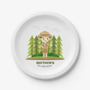 Plato De Papel Pequeño Explorador