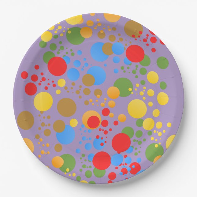 Plato De Papel Pequeño Monstruo Fiesta y fiesta de cumpleaños de  (Anverso)