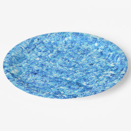 Plato De Papel Pequenos entalhes em desenho como à caneta