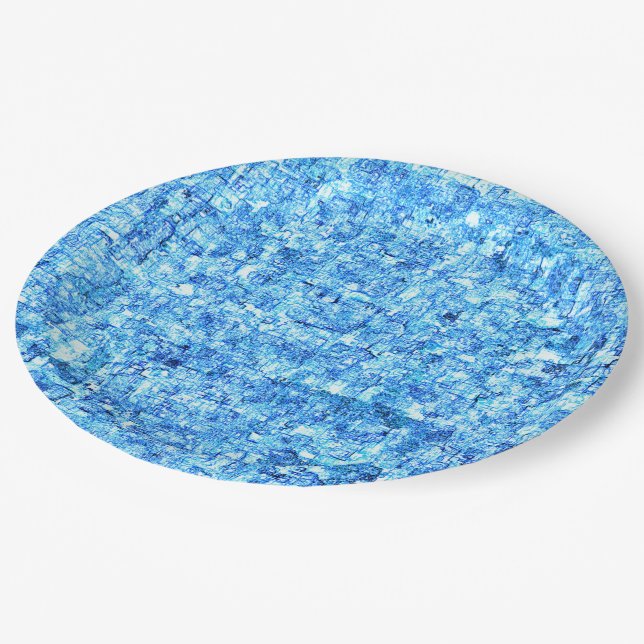 Plato De Papel Pequenos entalhes em desenho como à caneta (Angular)