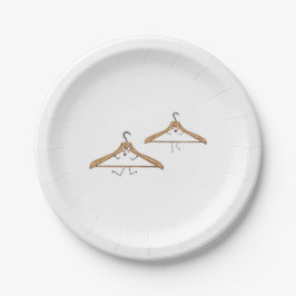 Plato De Papel Percheros divertidos para fiestas