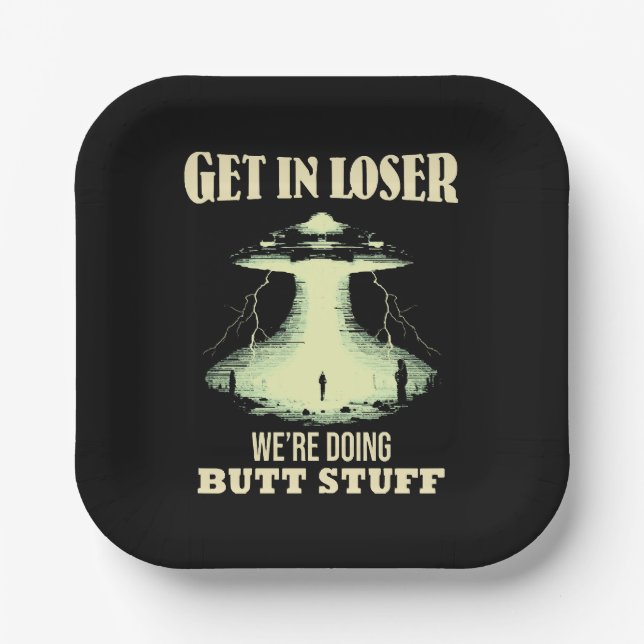 Plato De Papel Pérdete, estamos haciendo cosas de culo (Anverso)