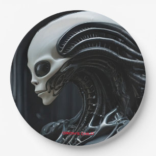 Plato De Papel Perfil de alienación espacial
