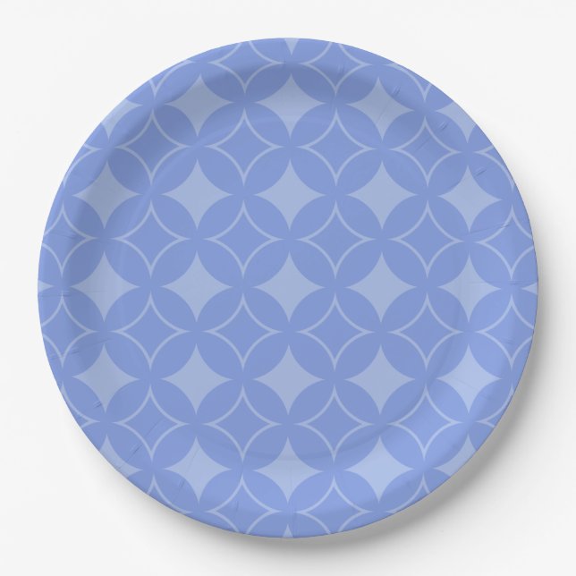 Plato De Papel Periwinkle (Anverso)