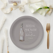 Perlas personalizadas + ducha de novia Prosecco