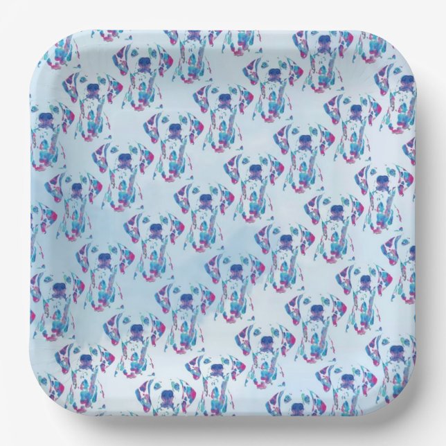 Plato De Papel Perro (Anverso)