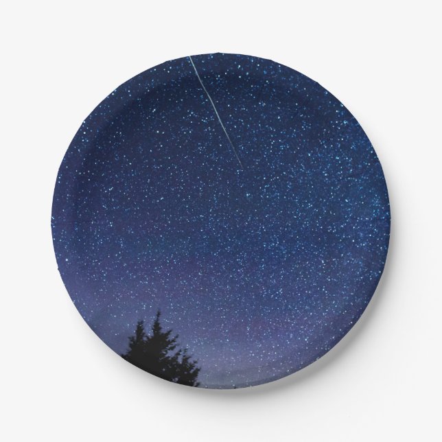 Plato De Papel Perseid Meteor Shower (Anverso)